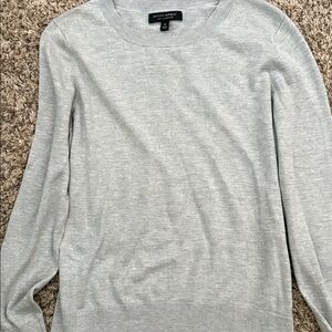 Banana Republic Heather Gray Crewneck Sweater
